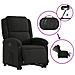 Poltrona Alzapersona Reclinabile Elettrica Nera In Tessuto - Foto miniatura 5