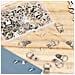 50 Set Di Kit Di Sospensione Con Anello A D Con Cacciavite Per Cornici Silver - Foto miniatura 5