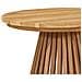 Tavolo Laterale da Giardino Ø50x49.5 cm in Legno Massello di Teak - Foto miniatura 6