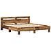 Struttura per Letto Legno Rustico Legno Massello di Recupero - Foto miniatura 5