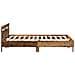 Struttura per Letto Legno Rustico Legno Massello di Recupero - Foto miniatura 7