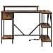 Scrivania Rovere fumo 120 x 79 x 86.5 cm Legno multistrato - Foto miniatura 6
