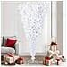 Albero di Natale artificiale Bianco 210 cm PVC e Acciaio - Foto miniatura 2