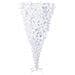 Albero di Natale artificiale Bianco 210 cm PVC e Acciaio - Foto miniatura 3