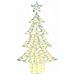 Albero di Natale con 160 LED Bianco caldo 150 cm PET - Foto miniatura 2