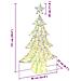 Albero di Natale con 160 LED Bianco caldo 150 cm PET - Foto miniatura 8