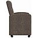 Sedie da Pranzo con Ruote 2 pcs Grigio scuro 57 x 67 x 98 cm - Foto miniatura 5