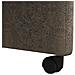 Sedie da Pranzo con Ruote 2 pcs Grigio scuro 57 x 67 x 98 cm - Foto miniatura 9