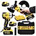 Set Elettroutensili Yellow Tornado Kuyt20v + Yellow Storm Sys20v - 2 Batterie 4ah, 21v, 350 Nm | Lavori Meccanici E Costruzioni - Foto miniatura 1