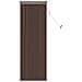 Tenda Veneziana Marrone Scuro con Motivo 150 x 50 cm PVC - Foto miniatura 1