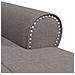 Chaise Lounge con cuscino Talpa 91 x 157 x 91 cm Tessuto - Foto miniatura 8