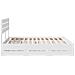 Struttura del letto Bianco 200 x 200 cm Legno Ingegnerizzato - Foto miniatura 9
