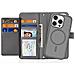 Cover Cartera per iPhone 16 Pro - Pelle /PU, Grigio - Foto miniatura 2