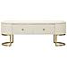 Panca Con Portaoggetti Vkh302-bianco-legno-120x40x43 Cm - Foto miniatura 2