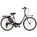 Bici Alluminio Da Donna Misura 26 X 1,75 Bicicletta Linea Venere City Bike Con Cambio 6v Completa Di Accessori Luci A Led - 40 Titanio Verde Lime - Foto miniatura 1
