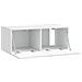 Mobile Porta TV da Muro 78,5 x 41 x 30 cm Bianco - Foto miniatura 4