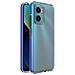 Coperchio Primaverile In Gel Con Cornice Colorata, Progettato Per Xiaomi Redmi 10, Blu Scuro. - Foto miniatura 2