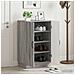 Mobile per scarpe HOORN 59,5 x 39,5 x 87 cm Sonoma grigio - Foto miniatura 2