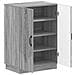 Mobile per scarpe HOORN 59,5 x 39,5 x 87 cm Sonoma grigio - Foto miniatura 3