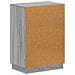 Mobile per scarpe HOORN 59,5 x 39,5 x 87 cm Sonoma grigio - Foto miniatura 6