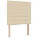 Letto Box Spring LED con Materasso Crema 100 x 200 cm Tessuto - Foto miniatura 5