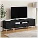 Mobile TV LED a 5 pezzi Nero Legno ingegnerizzato - Foto miniatura 5
