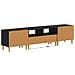 Mobile TV LED a 5 pezzi Nero Legno ingegnerizzato - Foto miniatura 7