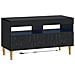 Mobile TV LED a 5 pezzi Nero Legno ingegnerizzato - Foto miniatura 8