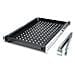 I-CASE SLIDE-1200 - Mensola per Rack 19'' Estraibile 720 mm Nera - Foto miniatura 1