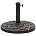 Base Per Parasole Rotonda In Poliresina 11 Kg Bronzo - Foto miniatura 2
