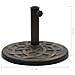 Base Per Parasole Rotonda In Poliresina 11 Kg Bronzo - Foto miniatura 6