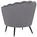 Poltrona In Velluto Grigio Lovikka - Foto miniatura 8