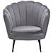 Poltrona In Velluto Grigio Lovikka - Foto miniatura 14