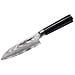 Damasco Professionale Giapponese Coltello Da Cucina Piccolo Santoku 145 Millimetri / 5,7"". G-10 Handle. Durezza 61 Hrc - Foto miniatura 1