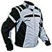 Giacca Sport Touring Moto Cordura Ce Protezioni Sfoderabile Scooter Grigio M - Foto miniatura 1