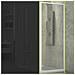 Lato Fisso Box Doccia Slide Adatto Per Porta Scorrevole Slide Cristallo Temprato *** Misure : 78-80,5xh185 Cm Serigrafato - Foto miniatura 2