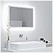 Specchio da Bagno con LED Bianco 60x8,5x37 cm in Acrilico - Foto miniatura 9