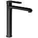 Miscelatore Rubinetto Puma Per Lavabo Con Bocca Alta In Ottone Nero Opaco Bagno - Foto miniatura 2