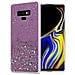 Custodia Compatibile Con Samsung Galaxy Note 9 In Viola Con Glitter - Coperchio Protettivo In Silicone Tpu Flessibile Con Glitter Scintillanti - Foto miniatura 1