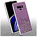 Custodia Compatibile Con Samsung Galaxy Note 9 In Viola Con Glitter - Coperchio Protettivo In Silicone Tpu Flessibile Con Glitter Scintillanti - Foto miniatura 2