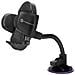 Supporto Auto Per Smartphone Fissaggio Griglia Ventilazione / Parabrezza, Nero - Foto miniatura 1