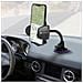 Supporto Auto Per Smartphone Fissaggio Griglia Ventilazione / Parabrezza, Nero - Foto miniatura 4