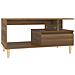 Tavolino Salotto Rovere Marrone 90x49x45 Cm Legno Multistrato - Foto miniatura 2