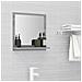 Specchio Da Bagno Grigio Sonoma 40x10,5x37 Cm Legno Multistrato - Foto miniatura 1