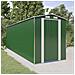 Capanno Da Giardino Verde 192x606x223 Cm Acciaio Zincato - Foto miniatura 1