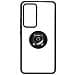 Cover Xiaomi 12t / 12t Pro Bimateria Anello Metallico Supporto Nera - Foto miniatura 1