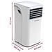Climatizzatore Portatile Mobis 9000 Btu Classe A Colore Bianco - Foto miniatura 6