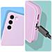 Custodia Protettiva S View Cover Per Galaxy S23 5g Con Finestra E Portacarte, Rosa - Foto miniatura 3