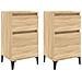 Comodini 2pz Rovere Sonoma 40x35x70 Cm - Foto miniatura 2