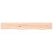 Ripiano a Parete 80x10x2 cm Legno Massello Rovere Non Trattato - Foto miniatura 2